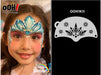 Ooh! Face Painting Stencil | Snowflake Queen Mask (K11)