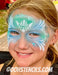 Ooh! Face Painting Stencil | Mermaid Crown Mask (K21)