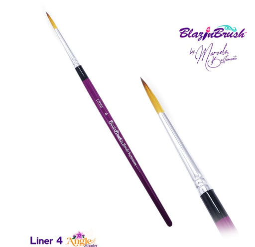 Blazin Face Painting Brush by Marcela Bustamante -  Liner #4