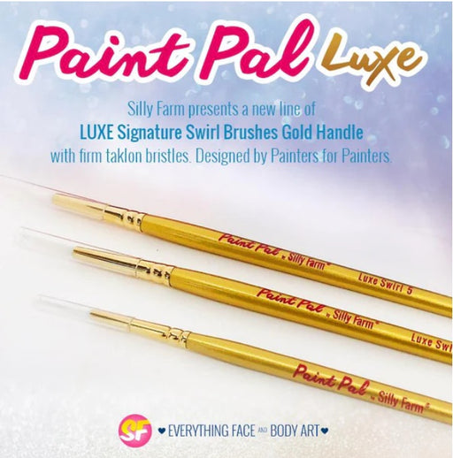 Paint Pal | Face Painting Brush - Luxe 3pc Swirl Collection