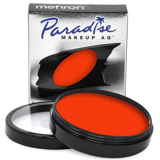 Paradise FX Paint By Mehron |  NEON UV GLOW - (Orange) SUPER NOVA  40gr (Non-Cosmetic Special FX)
