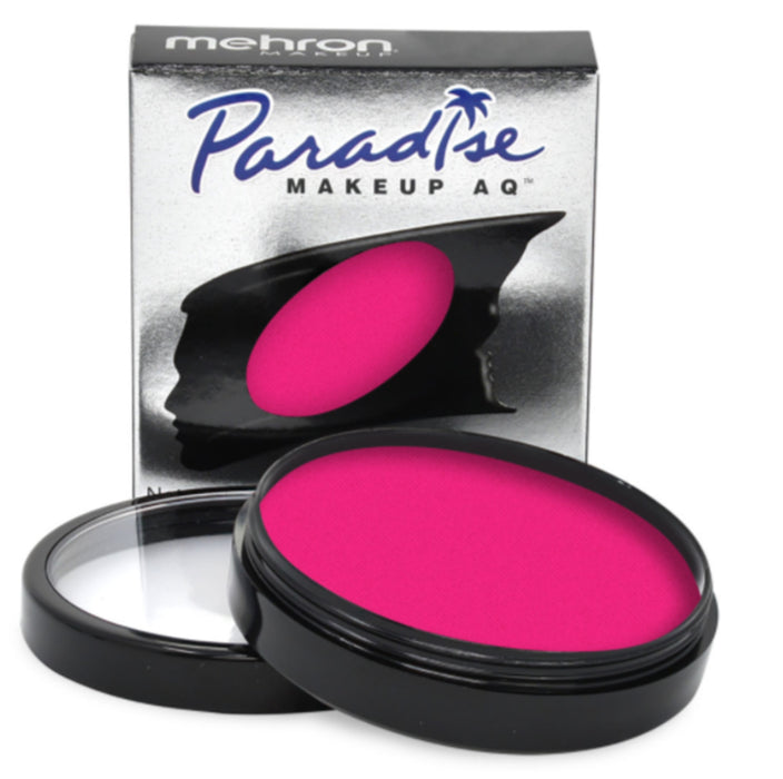 Paradise FX Paint By Mehron | NEON UV GLOW - (Pink) INTERGALACTIC 40gr (Non-Cosmetic Special FX)
