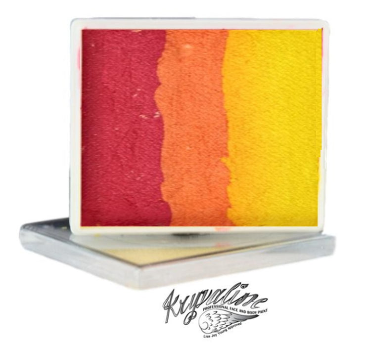 Kryvaline Face Paint Split Cake (Regular Line) - Metallic Tiger 50gr