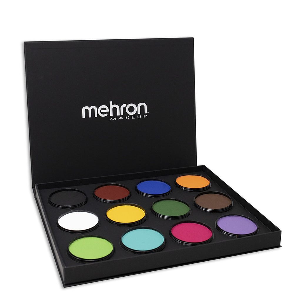 MEHRON | Paradise Face Paint Kit (Pressed Coated Carboard) - 12