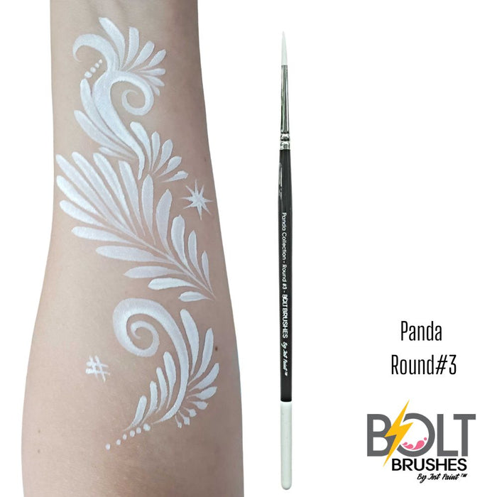 BOLT | Face Painting Brush by Jest Paint - PANDA Collection Round  #3