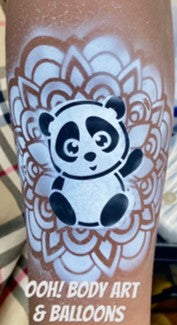 Ooh! Face Painting Stencil | Panda (T08)