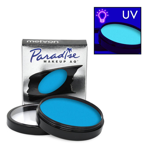 Paradise FX Paint By Mehron |  NEON UV GLOW - (Blue) CELESTIAL 40gr (Non-Cosmetic Special FX)