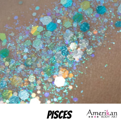 Amerikan Body Art | CHUNKY Glitter Cremes - PISCES - 15gr