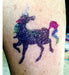 Art Factory | Glitter Tattoo Stencil - (211) Prancing Unicorn - 5 Pack - #15