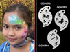 Ooh! Face Painting Stencil | Spring Unicorn Storm (R11)