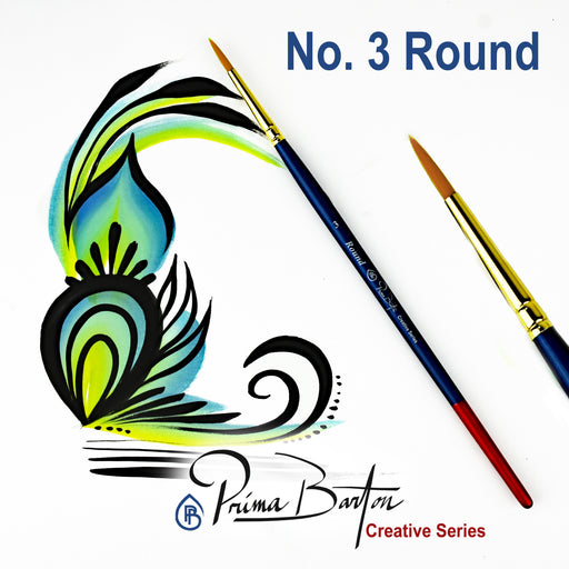Prima Barton | Creative Series Face Painting Brush - Round #3