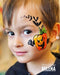 MILENA STENCILS | Face Painting Stencil - (Haunted Pumpkin)  D32