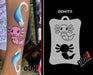 Ooh! Face Painting Stencil | Axolotl (T11)