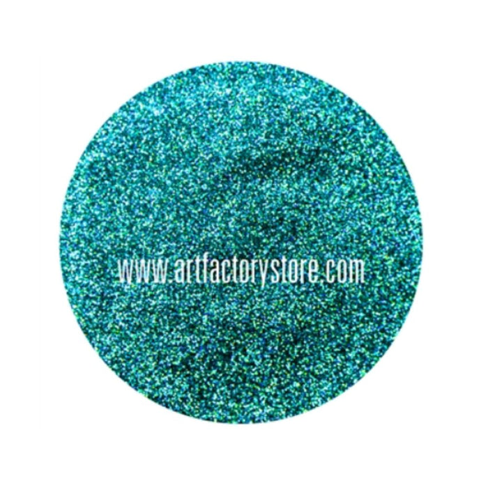 Art Factory | Rainbow Laser Body Glitter Poof- Teal Laser (1/2oz)