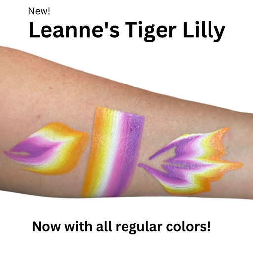 Fusion Body Art Face Paint | Split Cake | NEW Tiger Lilly by Leanne Courtney 30gr (Non Neon)