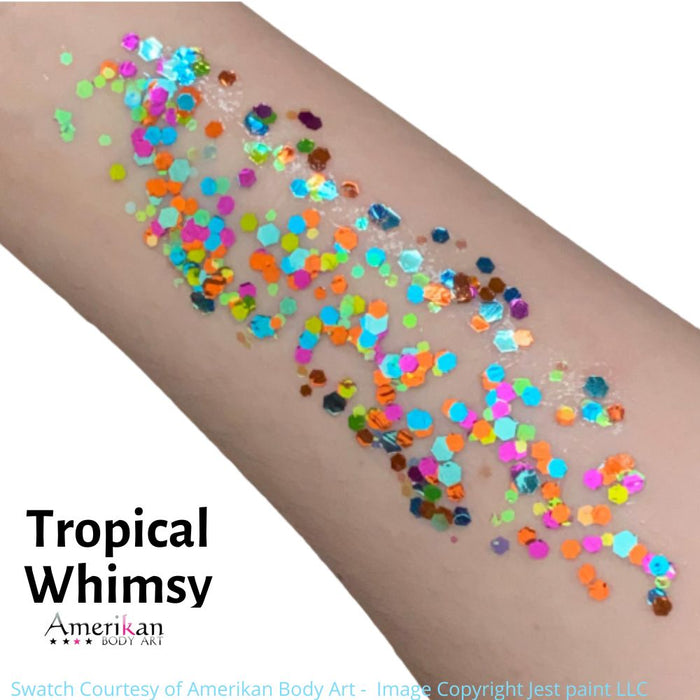Pixie Paint Face Paint Glitter Gel - Tropical Whimsy - Small 1oz
