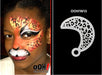 Ooh! Face Painting Stencil | Cheetah Wrap (W13)