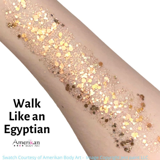 Pixie Paint Face Paint Glitter Gel - Walk Like an Egyptian - Small 1oz